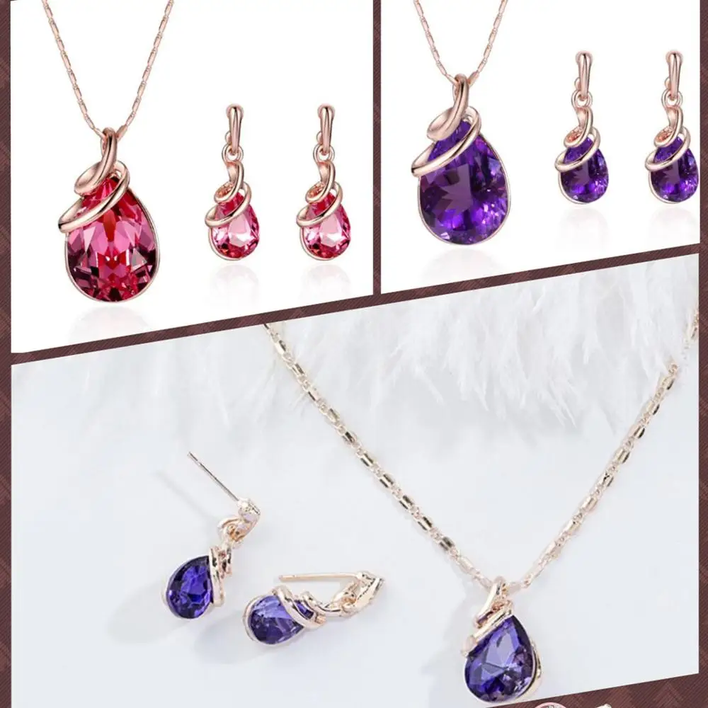 Новые женские модные серьги из натурального камня со стразами