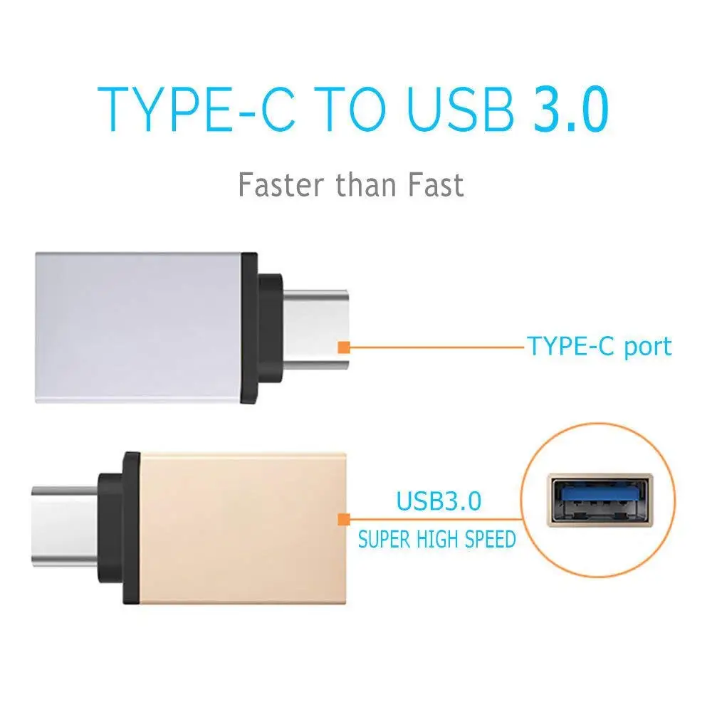 Hsmeilleur 2 в 1 Type C OTG адаптер Micro USB конвертер для Samsung S8 S9 Xiaomi 3 0 зарядное устройство
