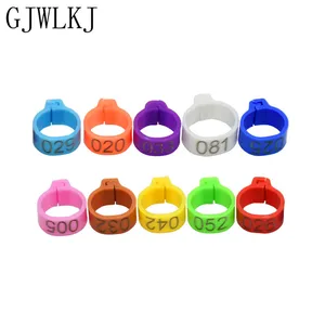 1000 колец для ног птиц 8 мм и 10 мм, переноска для домашних животных, голубей, попугаев, 10 цветов, колечко с цифрами, байонетное маркировочное кольцо