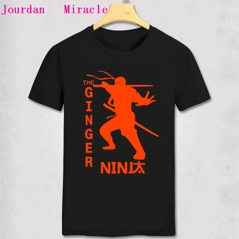 Ginger Ninja футболка забавная кунг-фу волосы боевые искусства шутка крутая стелс