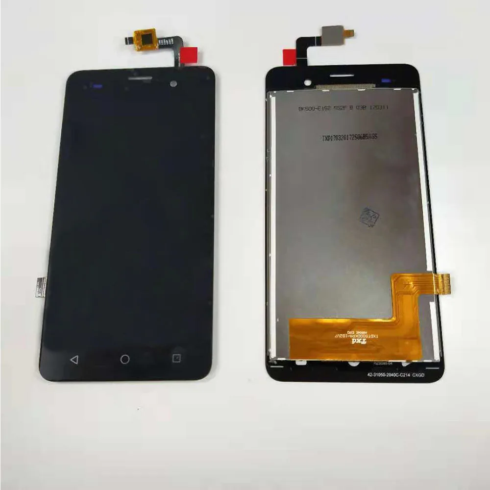Кожаный чехол-бумажник для Wiko Jerry Max ЖК-дисплей Экран дисплея кодирующий