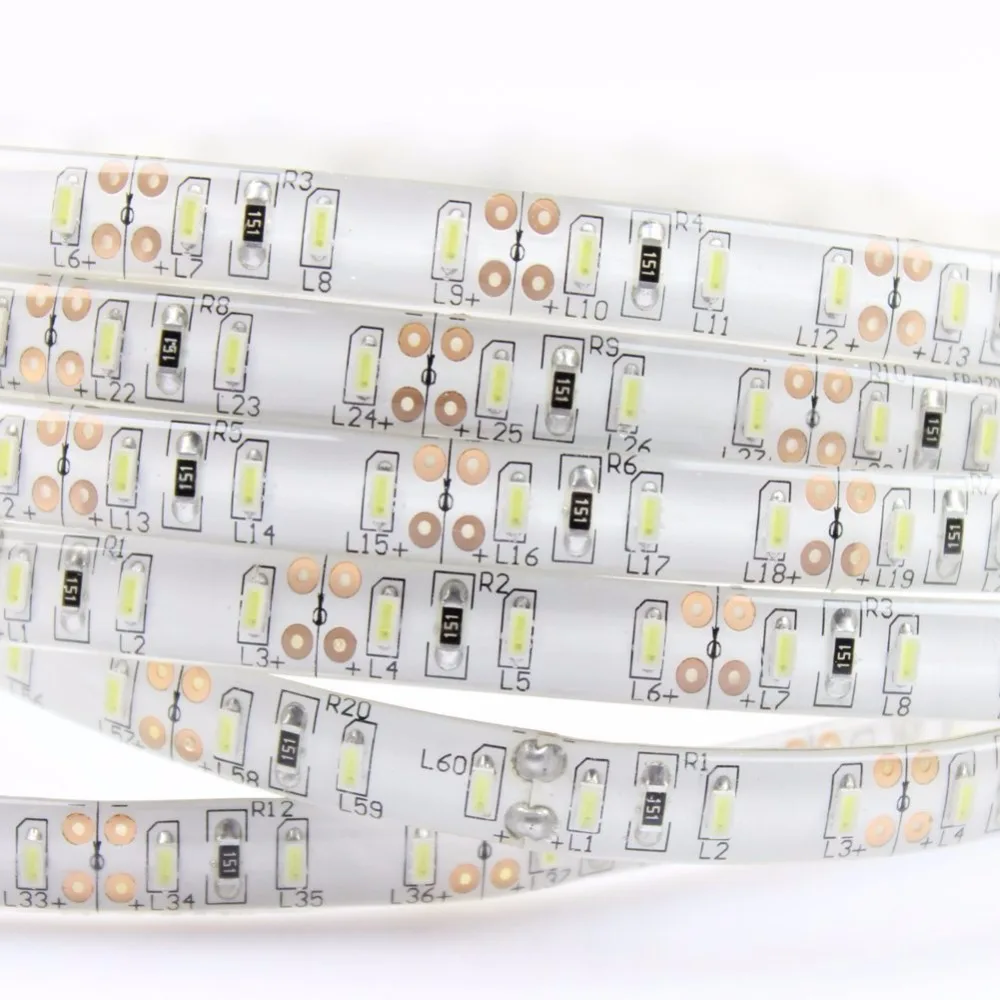 Светодиодный ленточный светильник 3014 smd 600led 5 м водонепроницаемый IP65 DC 12 В 3000K 6500K
