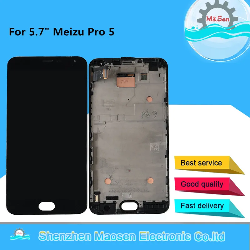 Оригинальный AMOLED M &amp Sen 5 7 &quotдля Meizu Pro Pro5 ЖК экран дисплей + сенсорная панель