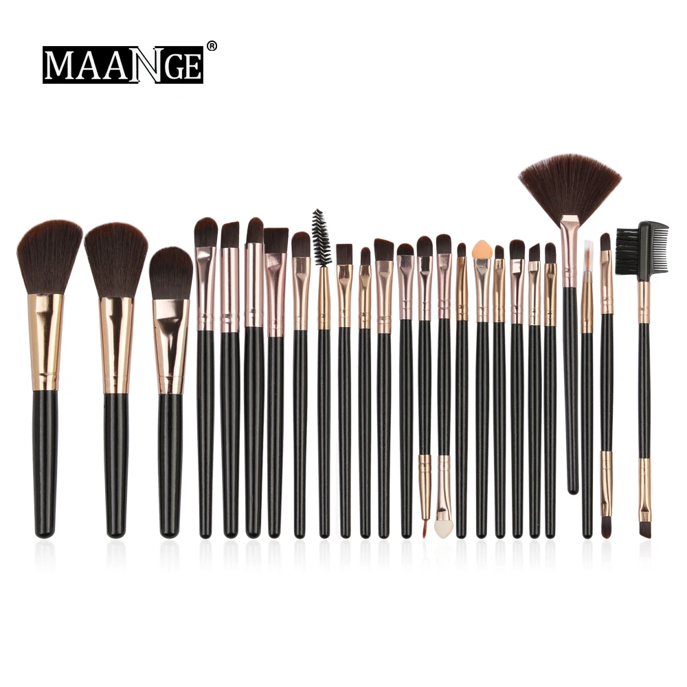 MAANGE Pro 18/20/25 шт кисти для макияжа губ Тени век Pincel Румяна Кисть основы набор Pinceaux