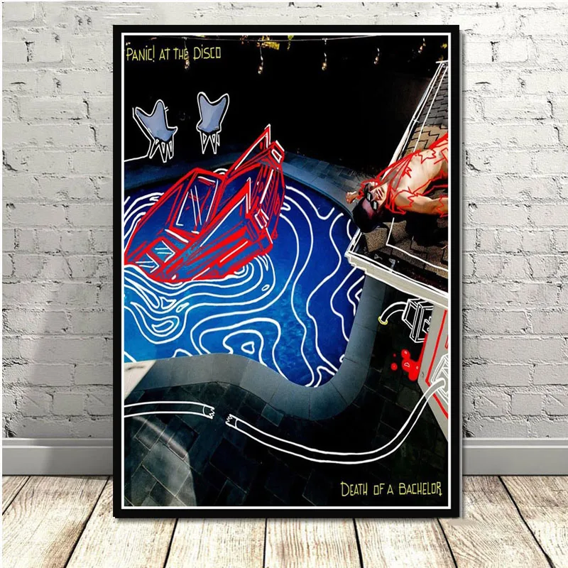 New Brendon Urie Panic at the Disco Pop Star Art Poster Canvas Painting Wall Picture Home Decor Posters and Prints