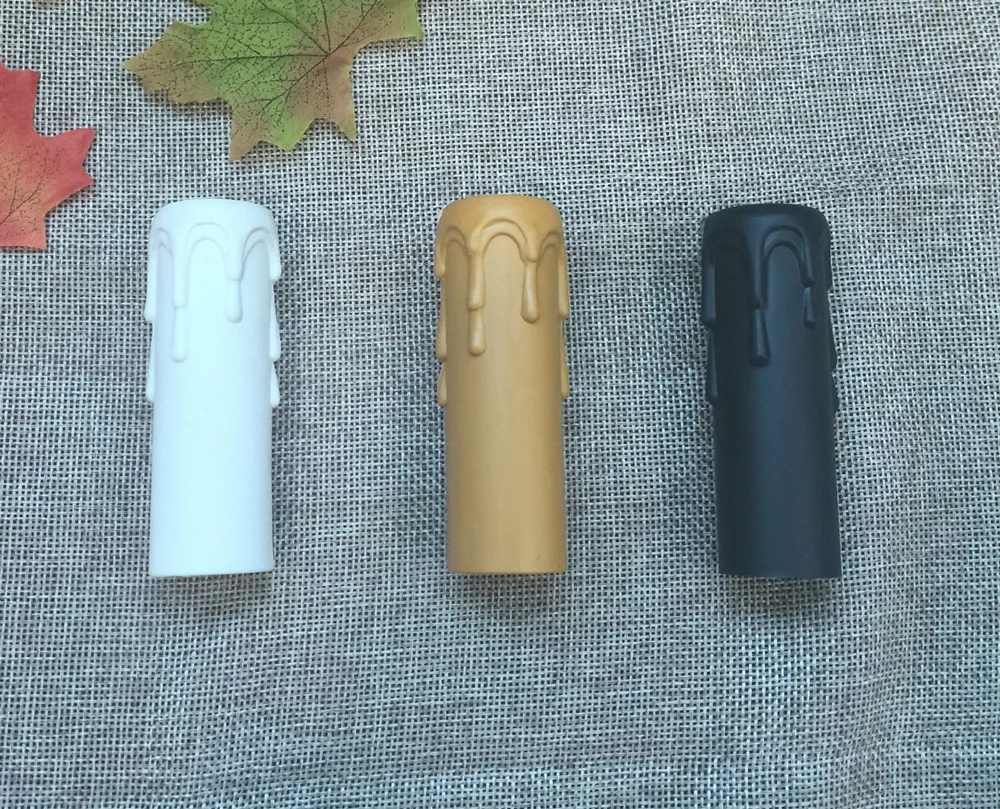 Бесплатная доставка Новинка 3 2 &quotБелая пластиковая канделябра люстра Свеча