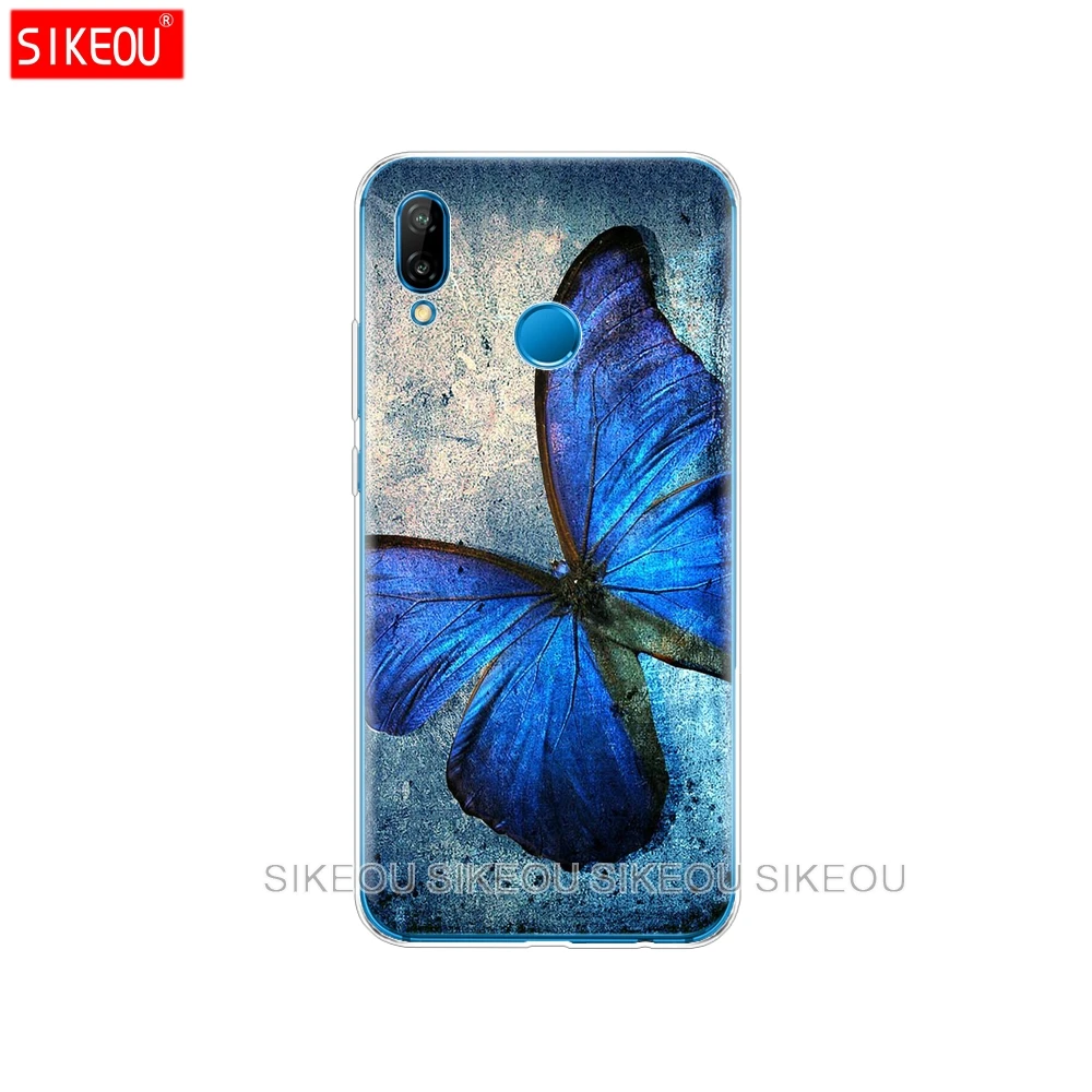 silicone case for huawei Nova 3 soft tpu phone 3i back cover 360 full protective printing clear coque |