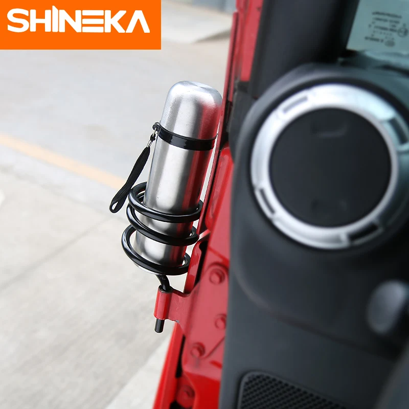 Автомобильная Боковая дверь SHINEKA металлический держатель для стакана воды