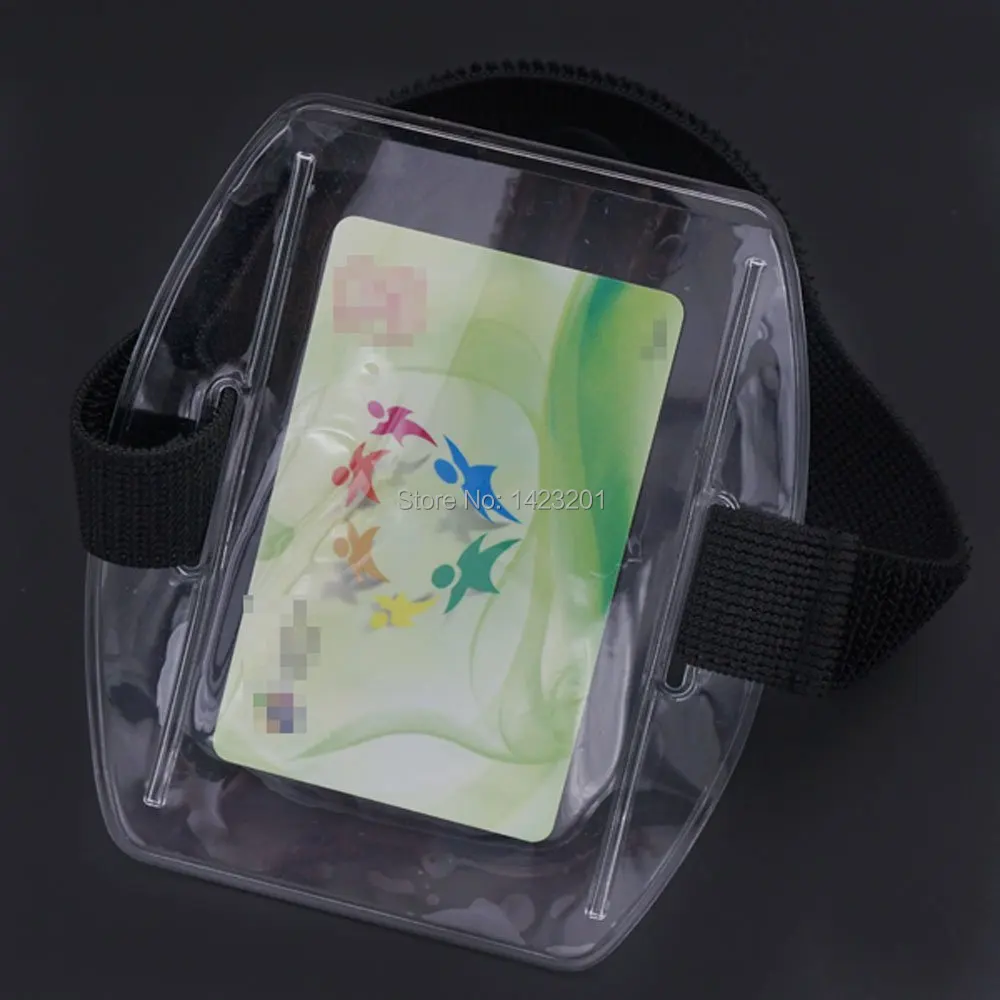 30 шт./лот Вертикальная повязка на руку идентификационная бирка карточка фото