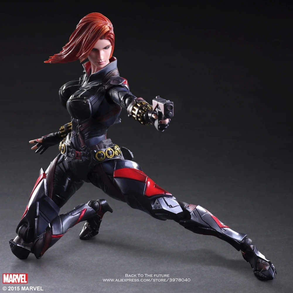 Disney Marvel Мстители Черная Вдова 28 см фигурка модель осанки коллекция украшений