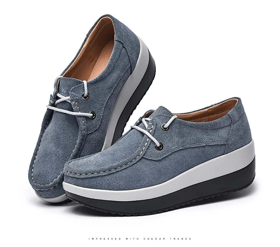 Plardin/Новинка; женские лоферы на плоской платформе; Замшевые слипоны; Moccains; женская весенняя обувь на плоской подошве; женские Сникеры на толстой подошве