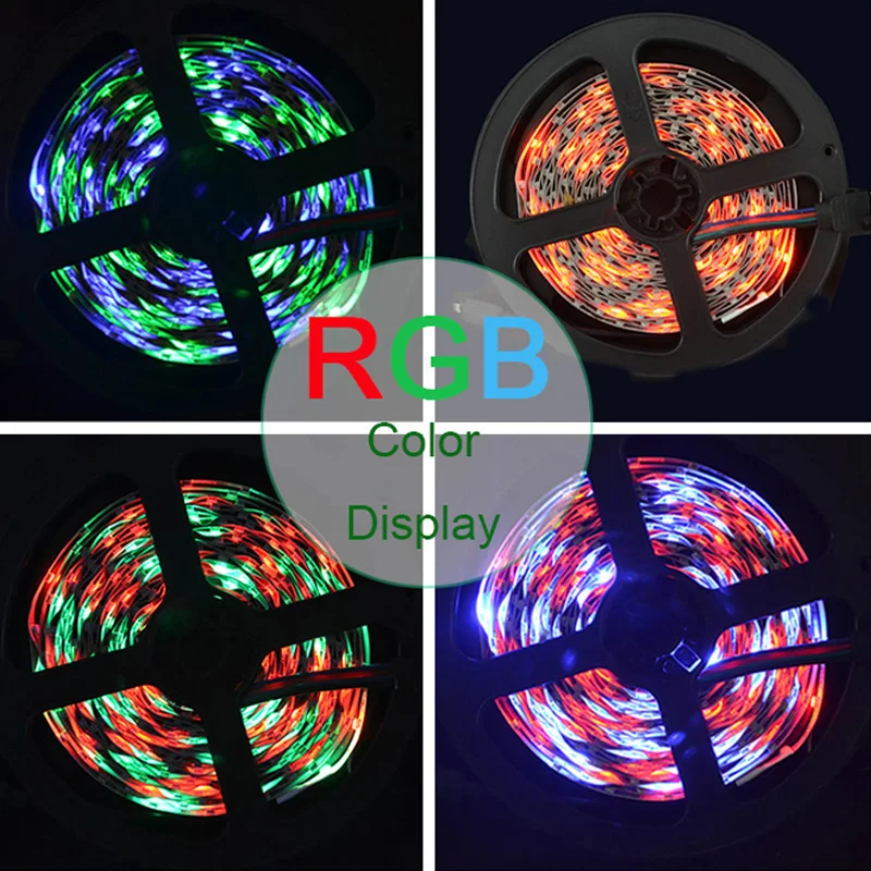 Светодиодная лента Goodland RGB водонепроницаемая IP65 SMD2835 гибкая светильник м 300