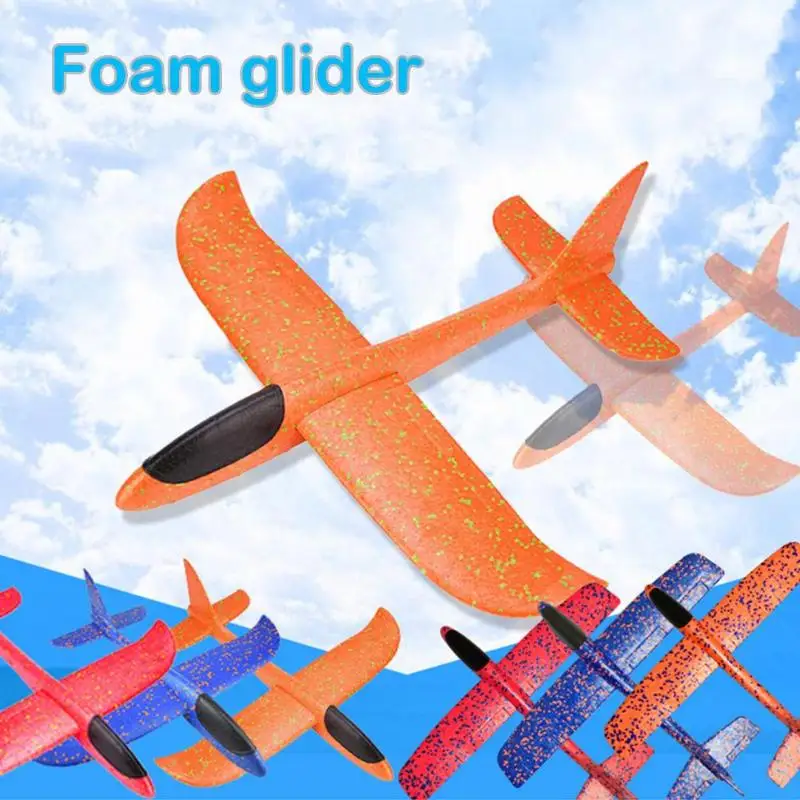 Kids Airplane Toys EPP Foam Hand Throw Aircraft Model Outdoor Launch Glider Plane Educational Interesting Gadgets |