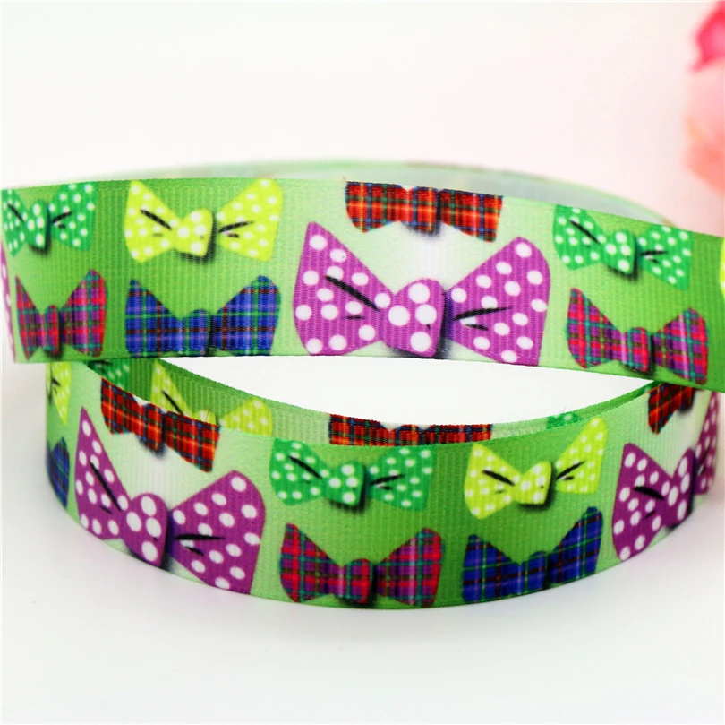 7/8 '' бантики кекс летние растительного печатных grosgrain ленты hairbow головные уборы вечерние украшения 22 мм D574