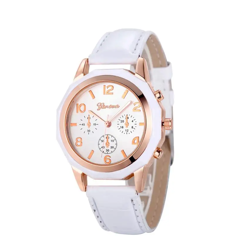 Fashion Geneva Quartz Watch Women Wrist Watches Ladies Wristwatch Female Clock Quartz-watch Relogio Feminino Montre Femme #D new fashion montre femme watch women simple hours clock bracelet quartz wrist watch ladies watch womens watches relogio feminino