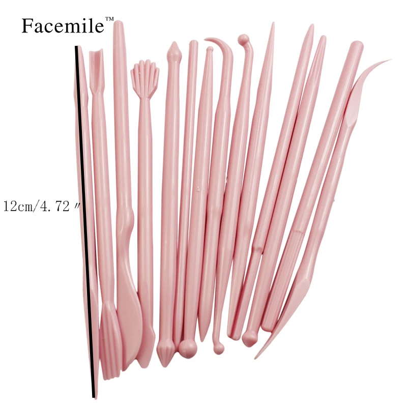 Facemile новый бренд 14 шт. DIY Инструменты для моделирования тортов и цветов Набор