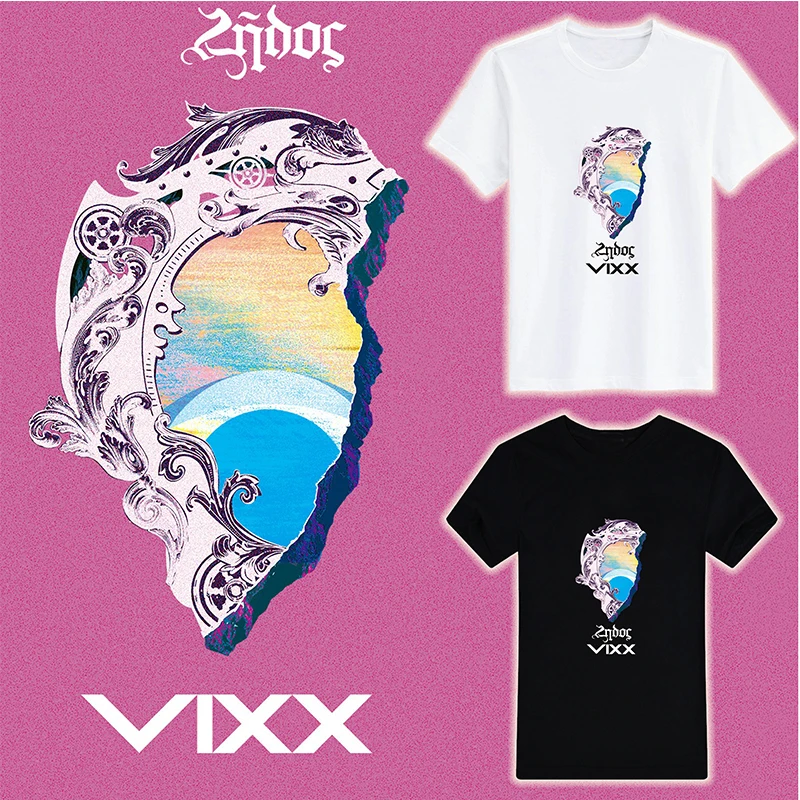 Новинка 2017 kpop Vixx export Harajuku Корейская Свободная белая хлопковая рубашка летняя