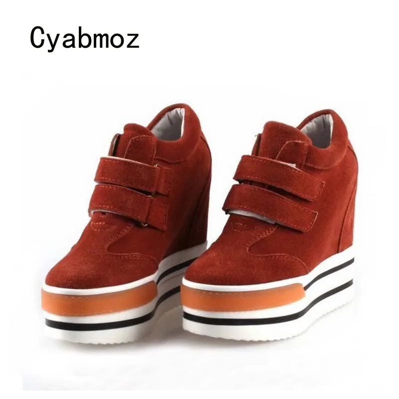 

Женская обувь Cyabmoz, из натуральной кожи, на платформе и высоком каблуке