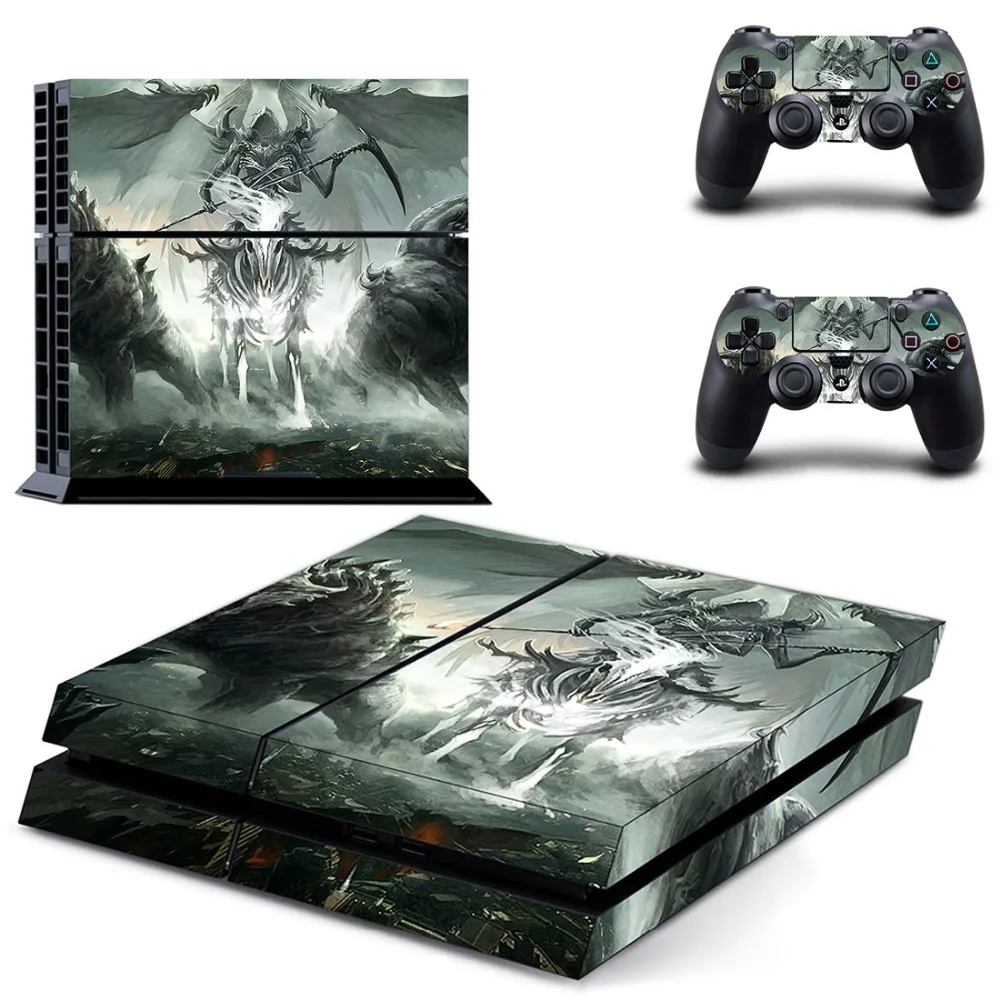 Чистый белый цвет PS1 стиль PS4 Кожа Наклейка виниловая для консоли Playstation 4 и 2 контроллеров PS4 наклейка