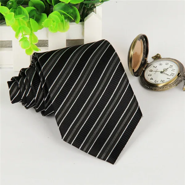 Hot-selling New Style Ties For Men Business Gifts Polyester Stripes Jacquard Men's Suits Accessories Necktie 10 Colors | Аксессуары