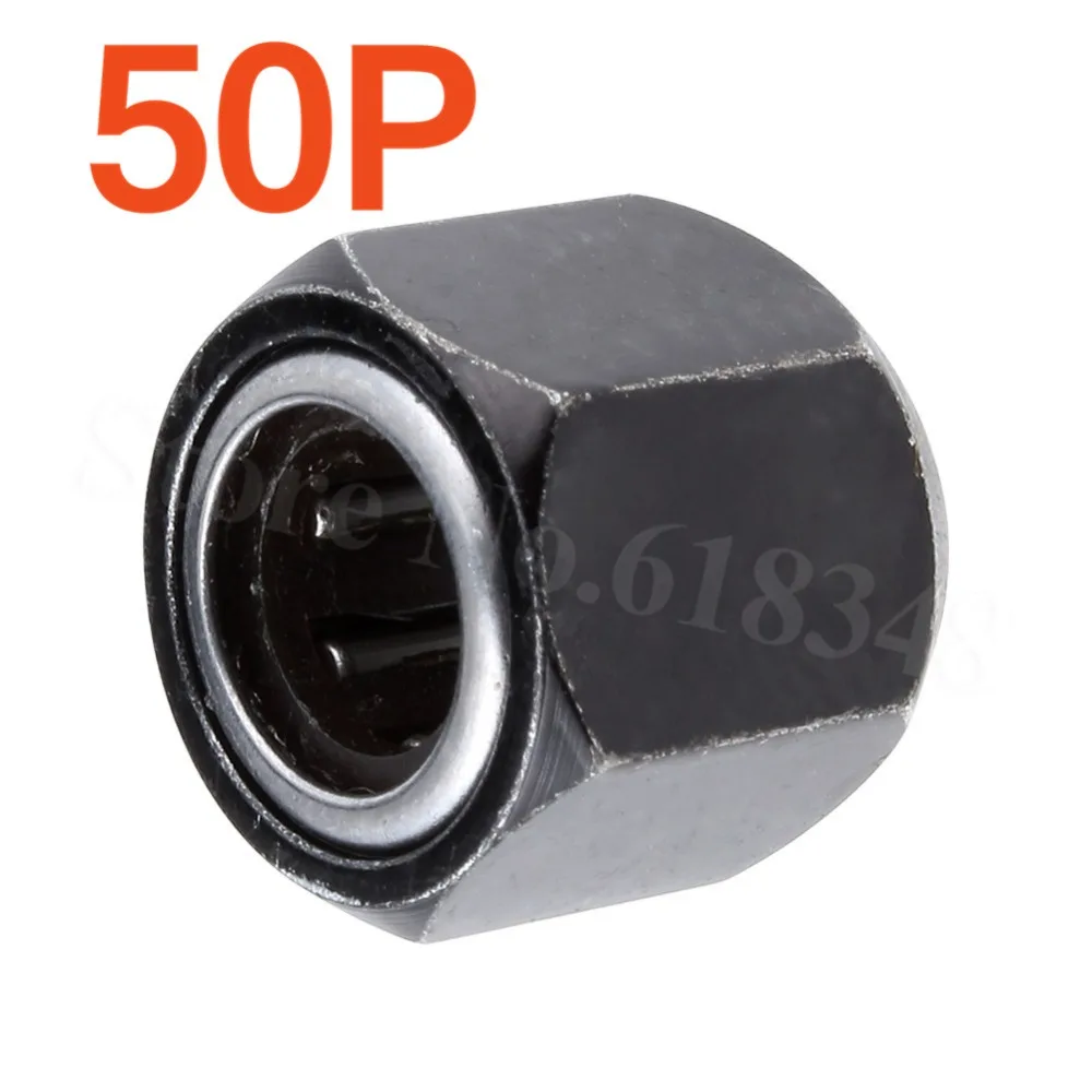 

Wholesale 50P/Lot R025 HSP 1/10 Scale Hex 12mm Nut One-way Bearing For VX 18 16 21 Engine Spare Parts 94188 Baja