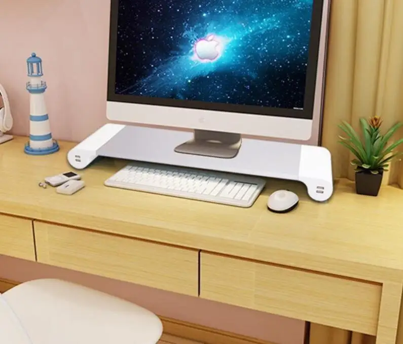 Smart 4 Usb порт Зарядное Устройство Алюминиевого Сплава База Держатель Для Macbook