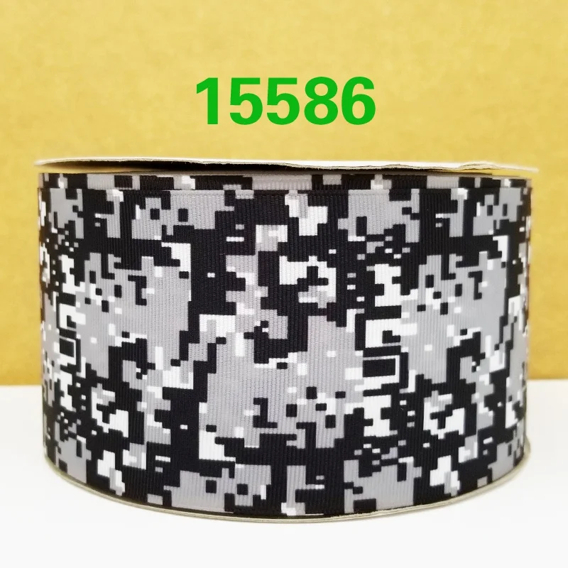 50 ярдов мультфильм напечатанный grosgrain ленты 15093 - Цвет: 15586