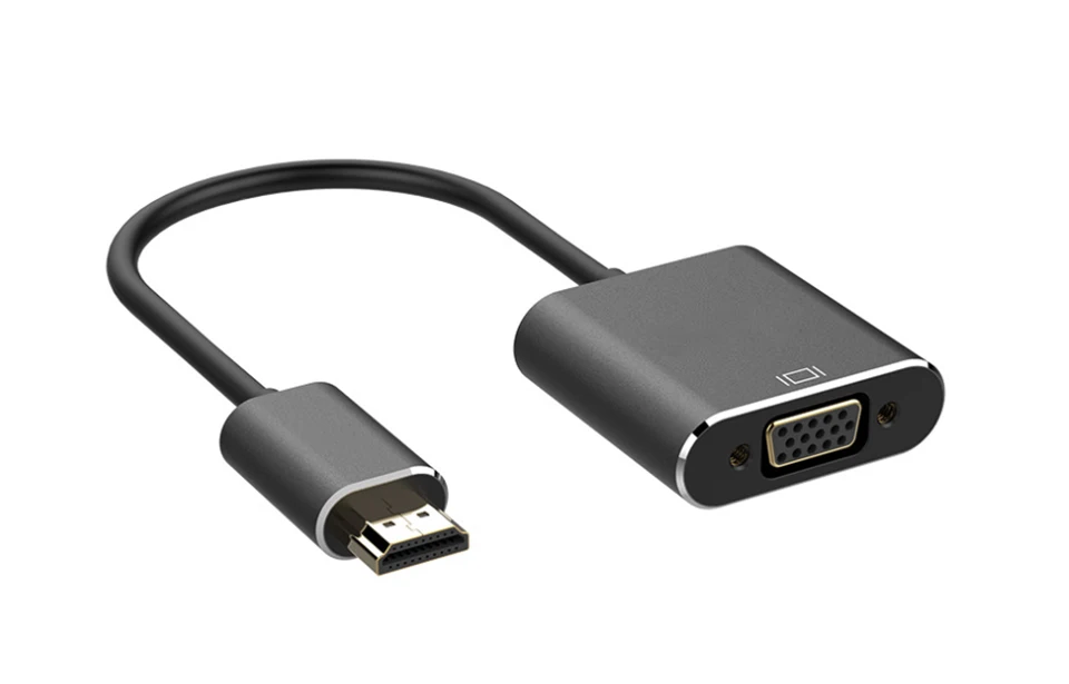 HDMI к VGA конвертер удлинитель hdmi vga адаптер для xiaomi tmall box 360 компьютер к HDTV проектор с 3,5 мм аудио USB кабель