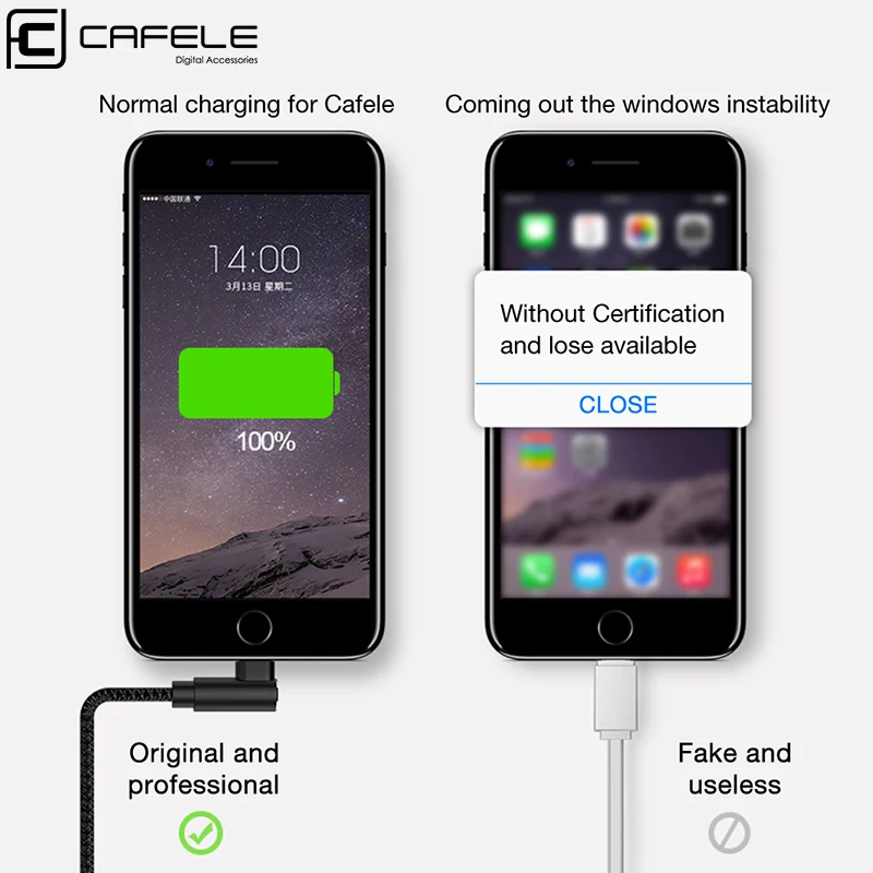 Игровой usb кабель Cafele 150 см для iPhone 11 X Xr Xs Max 8 7 6s Plus зарядный и игровой