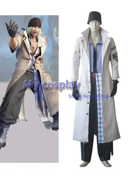 

Anime Final Fantasy Cosplay coat - Final Fantasy XIII Snow Villiers Halloween Cosplay Costume Freeshipping