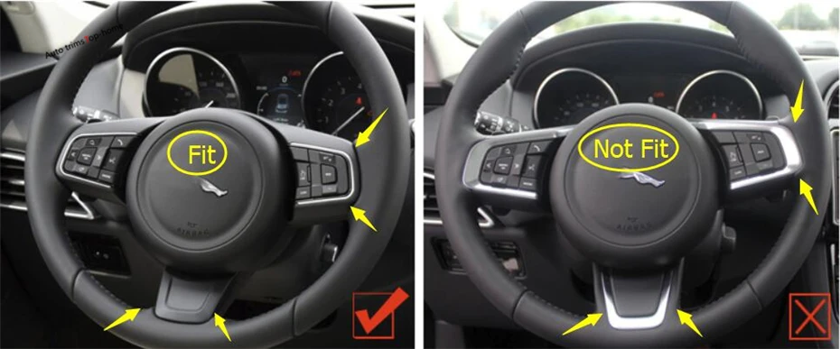 Yimaautoпланки рулевое колесо декоративное литье Крышка отделка комплект подходит