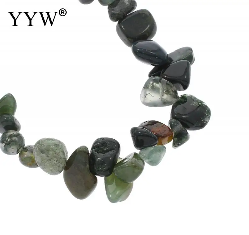 Natural Gem stone Necklace lobster clasp 6x3x2mm-15x13x4mm Sold Per Approx 18 Inch Strand | Украшения и аксессуары