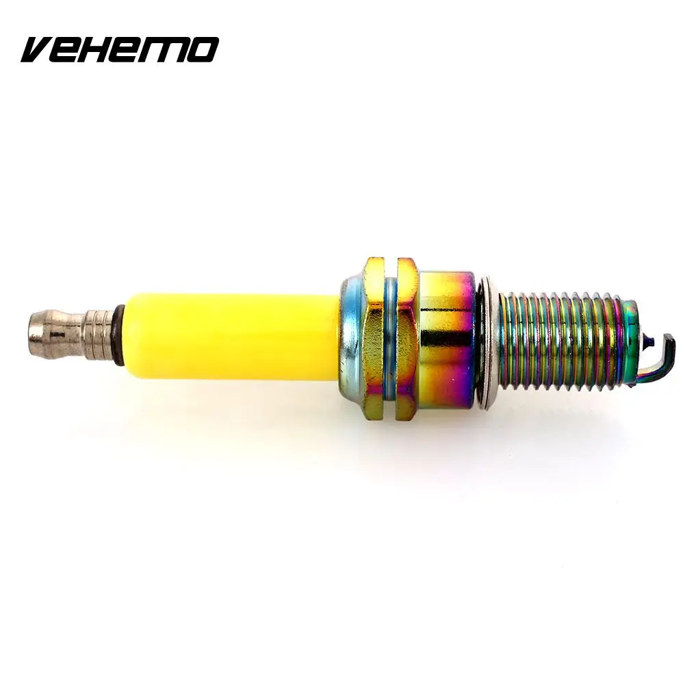 Свеча зажигания для мотоцикла Vehemo Iridium D8TC мопеда скутера карт сплава CG