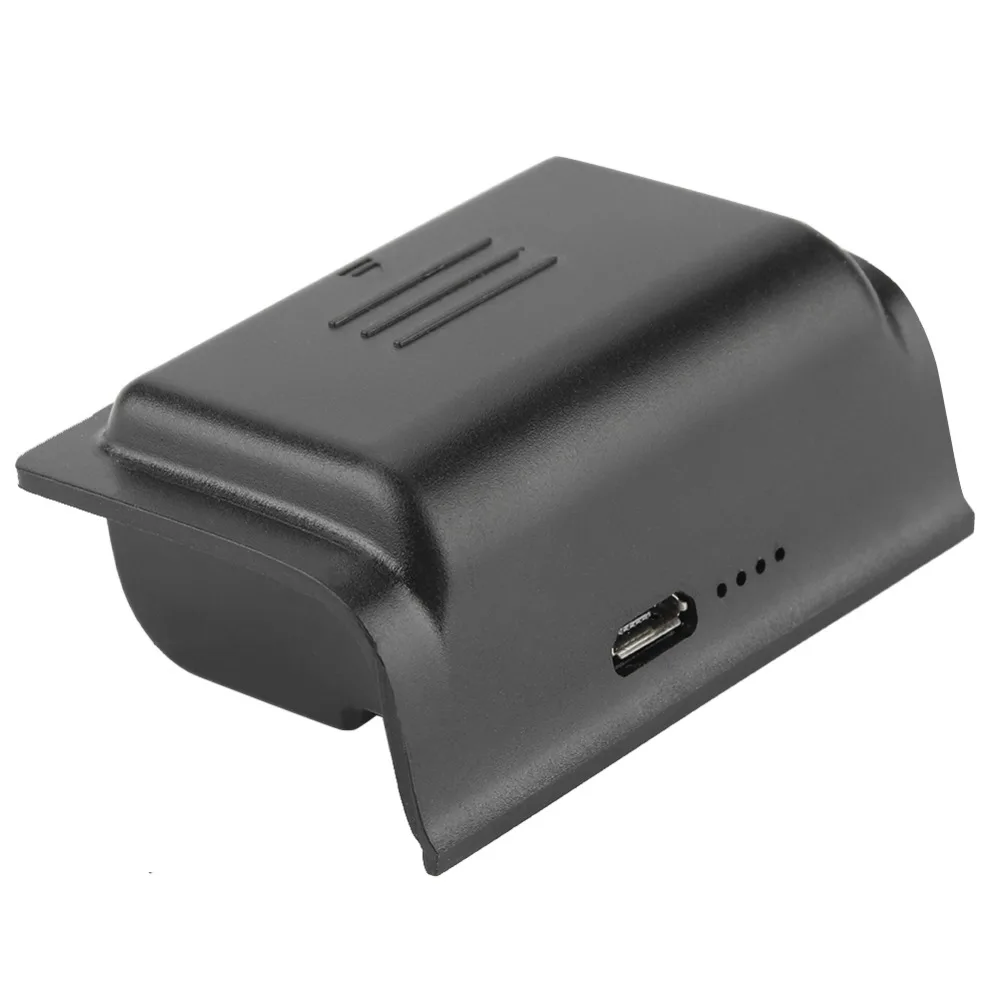 Аккумулятор для джойстика, USB кабель для зарядки, набор для Xbox ONE, игровой контроллер, перезаряжаемый аккумулятор, usb адаптер для зарядки, черный