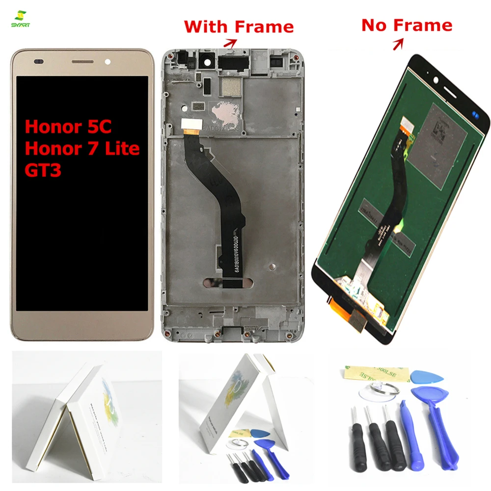 ЖК дисплей для Huawei Honor 5C LCD 7 Lite сенсорный экран дигитайзер с рамкой NEM L21 L51|Экраны