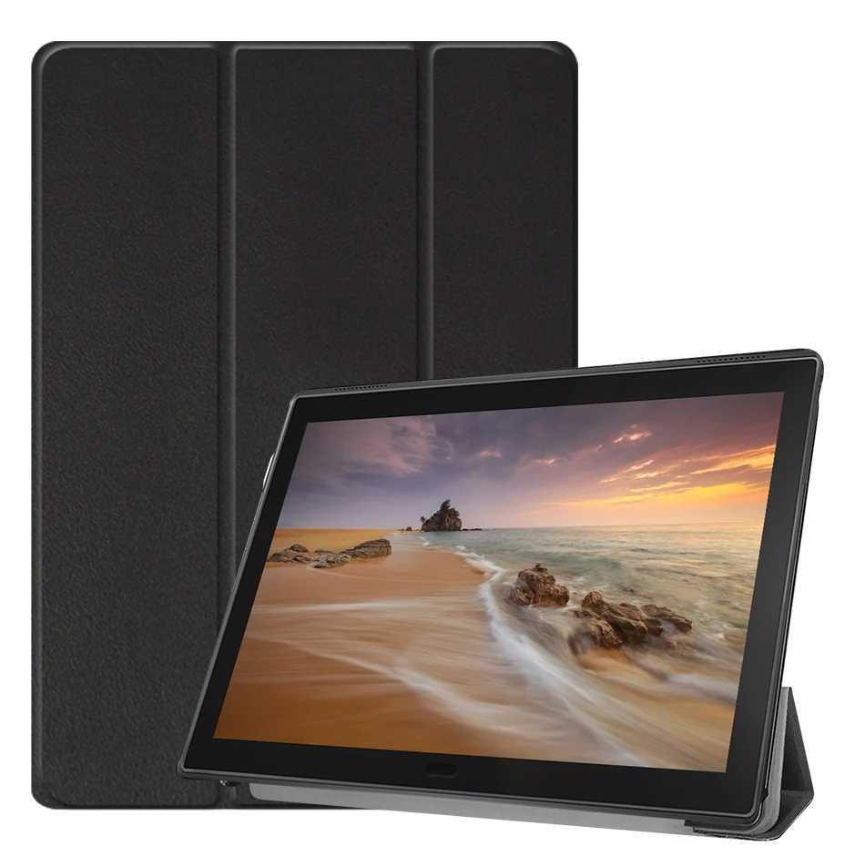 Black Чехол MTT для lenovo Tab E10 TB-X104F, 10,1 дюймов,, чехол из искусственной кожи, флип, умный чехол для планшета, 10,1 '', Автоматический Режим сна/пробуждения - Цвет: Black