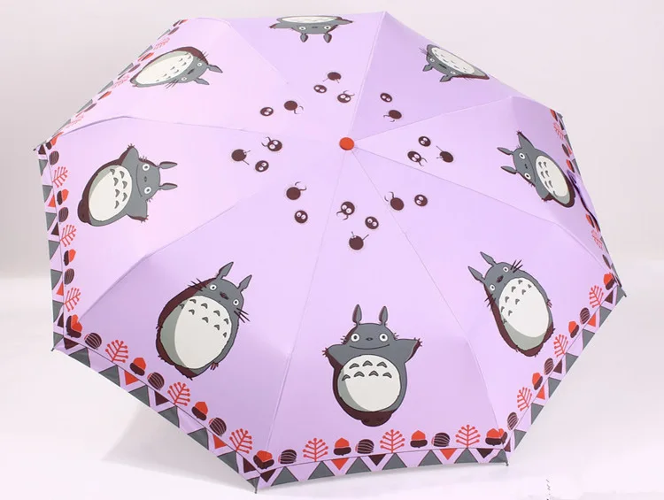 Креативный Тоторо зонт от солнца и дождя Акция автоматический ручной мультяшный