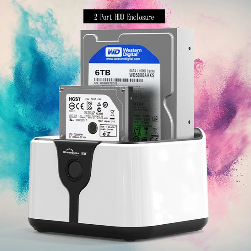 2 шт hd чехол sata клетка отсека костюм SATA 5 &quot/3 5&quot диск usb 3 0 привод s hdd корпус док