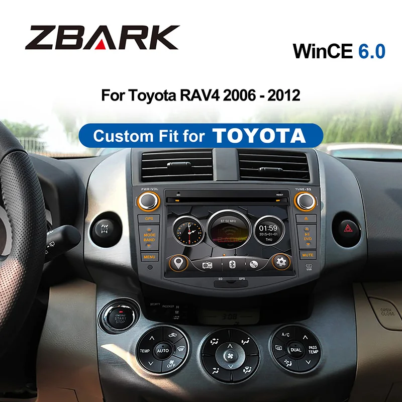 " HD сенсорный экран 2 din стерео радио dvd-плеер SWC USB SD gps для Toyota RAV4 2006 2007 2008 2009 2010 2011 2012