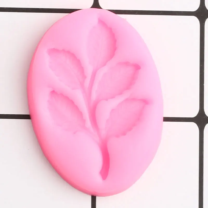 Силиконовые формы Twig Leaves листик для торта кайма мастики DIY Инструменты украшения