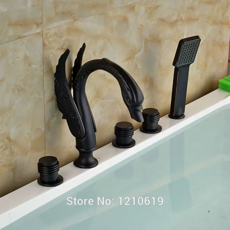 Новый Набор смесителей для душа в европейском стиле с ручным распылителем