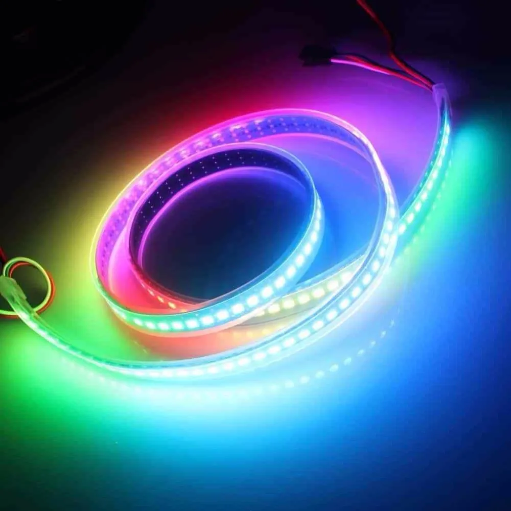 Светодиодная лента WS2812B WS2812 5 в постоянного тока индивидуально Адресуемая RGB