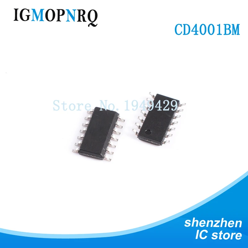 10 шт. CD4001BM96 SOP14 CD4001BM CD4001 логический ворот четырехъядерный 2 входной CMOS Новый