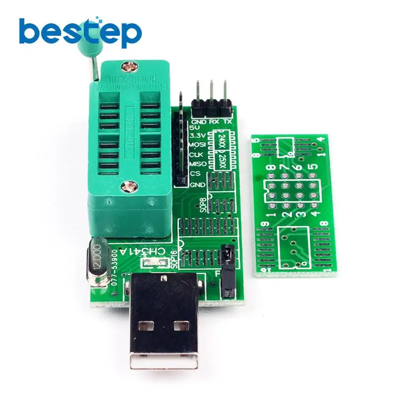 Плата Bios MX25L6405 W25Q64 USB программатор ЖК-горелка Progammer CH341 для 24 25 серий | Электронные
