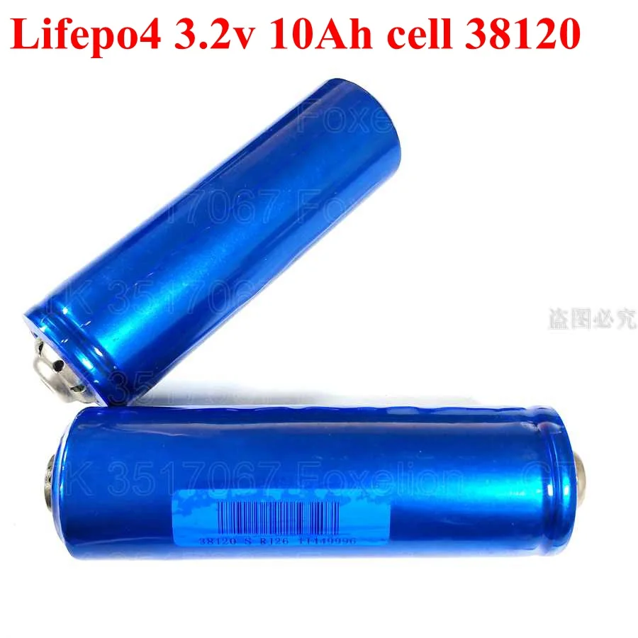 2 шт lifepo4 3,2 v 10Ah ячейка 38120 не литиевая lipo 20A разрядка для аккумуляторной батареи diy 12v 10ah хранение энергии