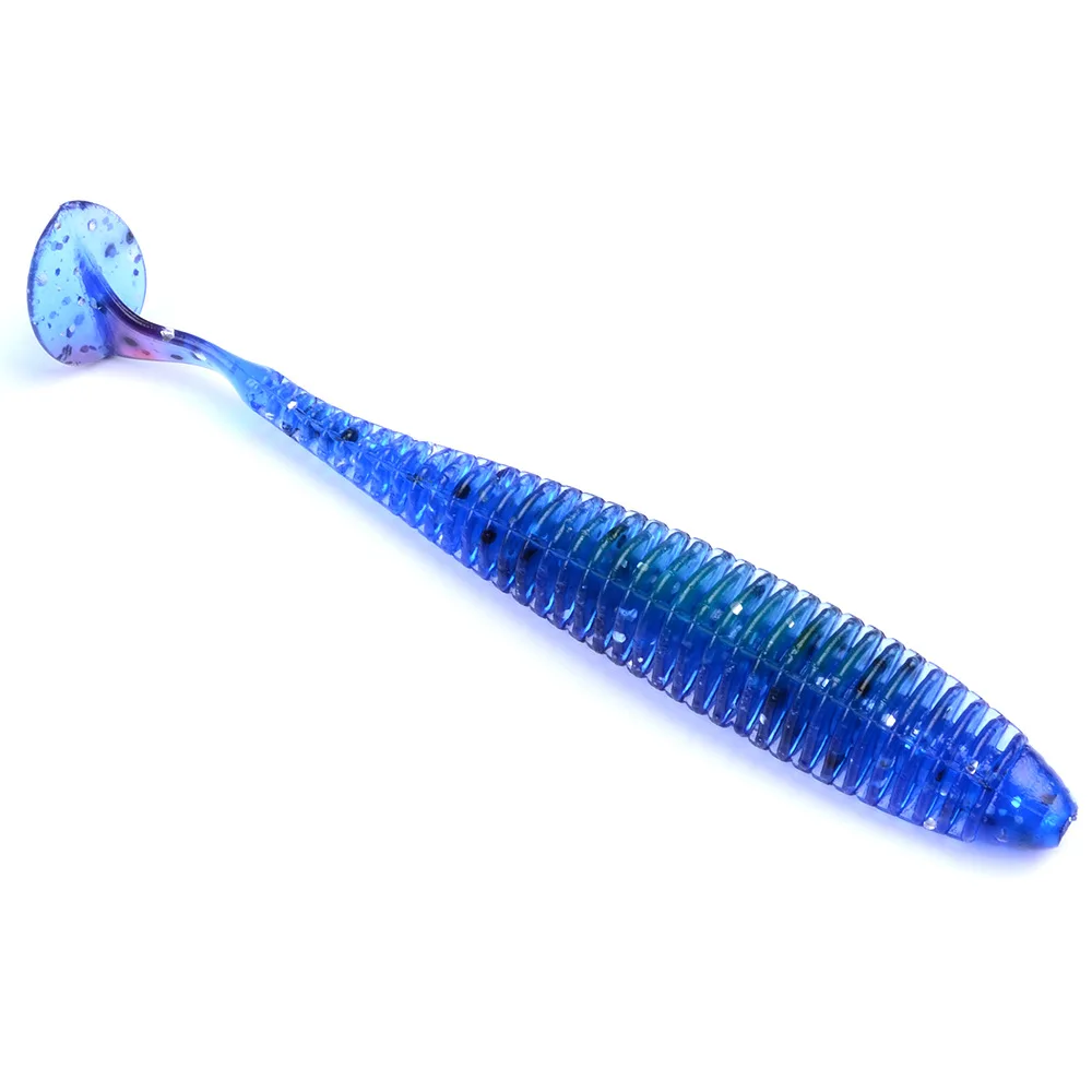 

10Pcs/Lot 8.5cm Soft Fishing Lures Isca Artificial Grub Single T-tail Plastic Silicone Baits Para Pesca Leurre Souple De Peche