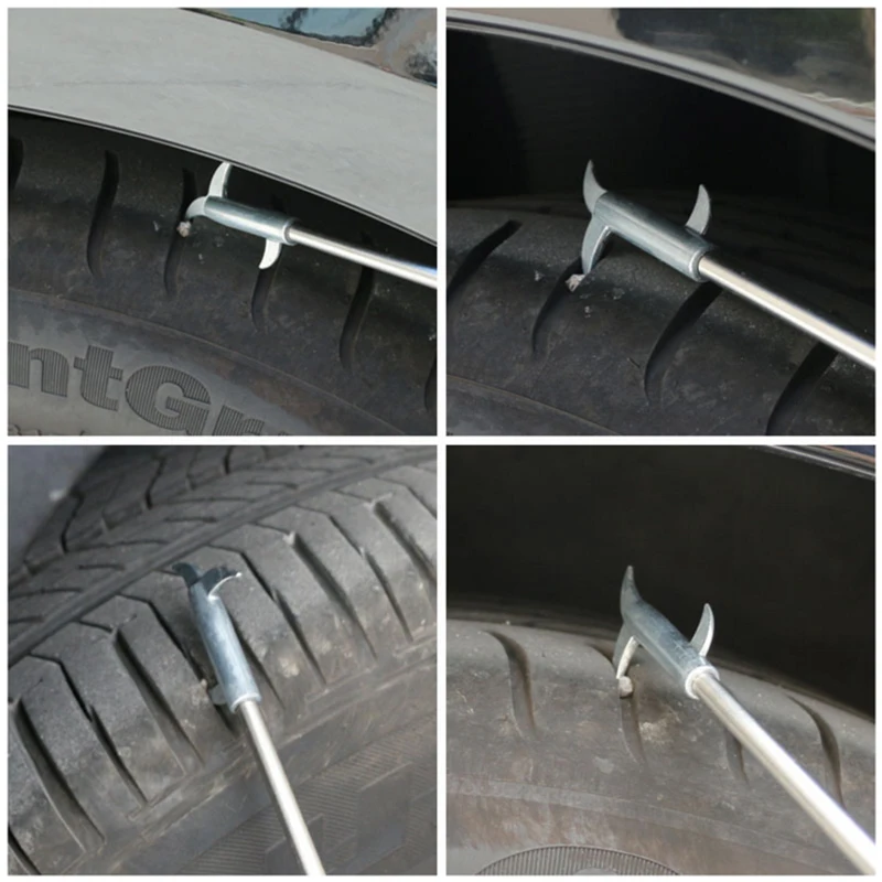 Car Tires Pebble Removal Tool For Subaru Impreza XV Hyundai Solaris tucson I30 IX25 creta Kia Rio K2 Ceed Sportage 2017 |