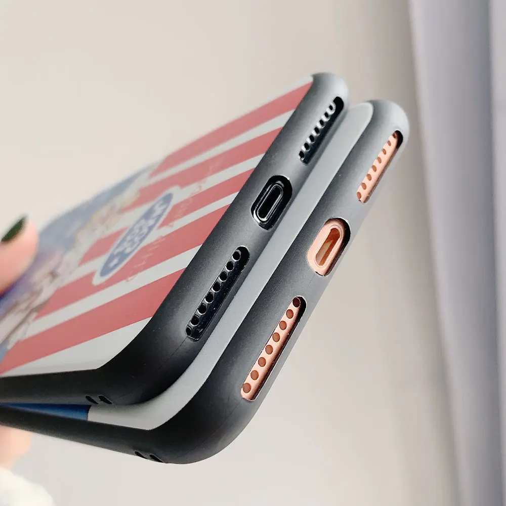 Высококачественный чехол из ТПУ для iPhone X XS XR Xs 8 7 Plus чехлы 6S 6 мягкий с