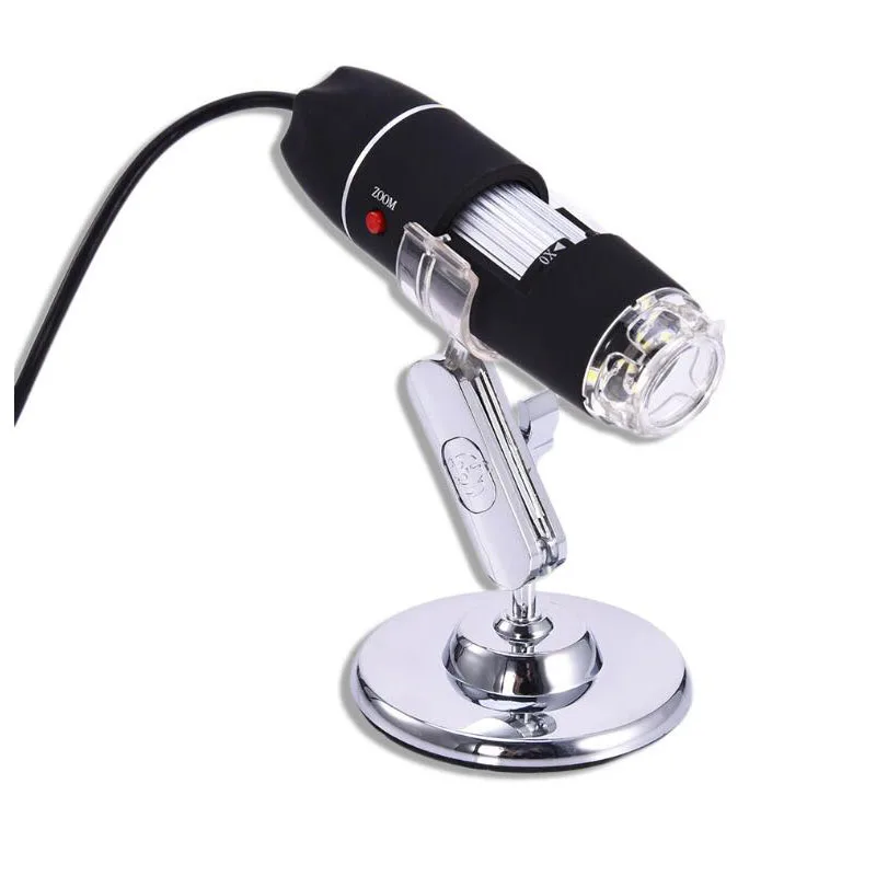 HD цифровой микроскоп 500X2 Мп зум 8 LED USB Ручной промышленный увеличительный