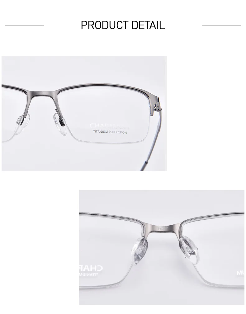 Charmant Pure titanium мужские очки, оправа, мужские прогрессивные Мультифокальные очки, оптические очки, оправа CH10335